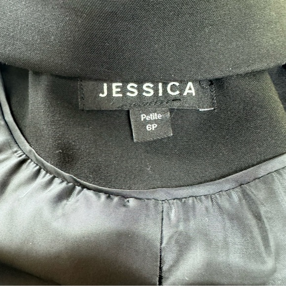 Jessica size 6 petite women’s black blazer suit jacket - Picture 7 of 8